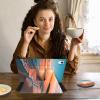 ACWDMKH for iPad Air 11 Inch Case M2 2024,for iPad Air 5th Generation Case 2022/ 4th Gen Cover 2020 10.9",360 Degree Rotating Swivel Leather Stand Folio with Auto Wake/Sleep,Sea Beach Sunset view 3