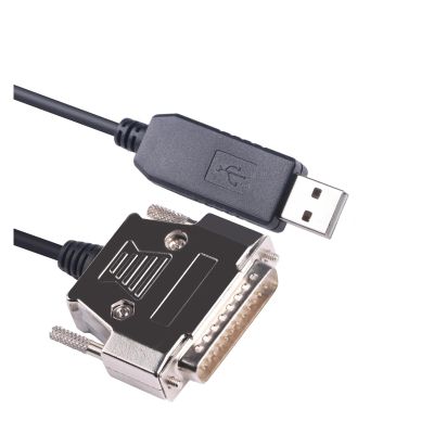 ACGTUY USB to RS232 DB25 Serial F/;TD/;1 Adapter Cable Compatible with The Fanuc CNC DNCLINK Configuration Copy Setting(1.8M)