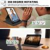 ACWDMKH Case for Samsung Galaxy Tab S10 Plus/ S9 FE Plus/ S9 Plus 5G Tablet 12.4 Inch Case,360 Degree Rotating Swivel PU Leather Stand Flip Folio Cover with Auto Wake/Sleep,Autumn Red Forest view 2