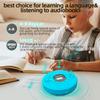 Portable CD Player with Bluetooth, Dual Speakers Mini Boombox, Rich Sound Quality, Easy Bluetooth Connectivity, Rechargeable, Anti-Skip, AUX Cable for Car & Home Headphone Aurivoxis TravelTone(Blue) view 3