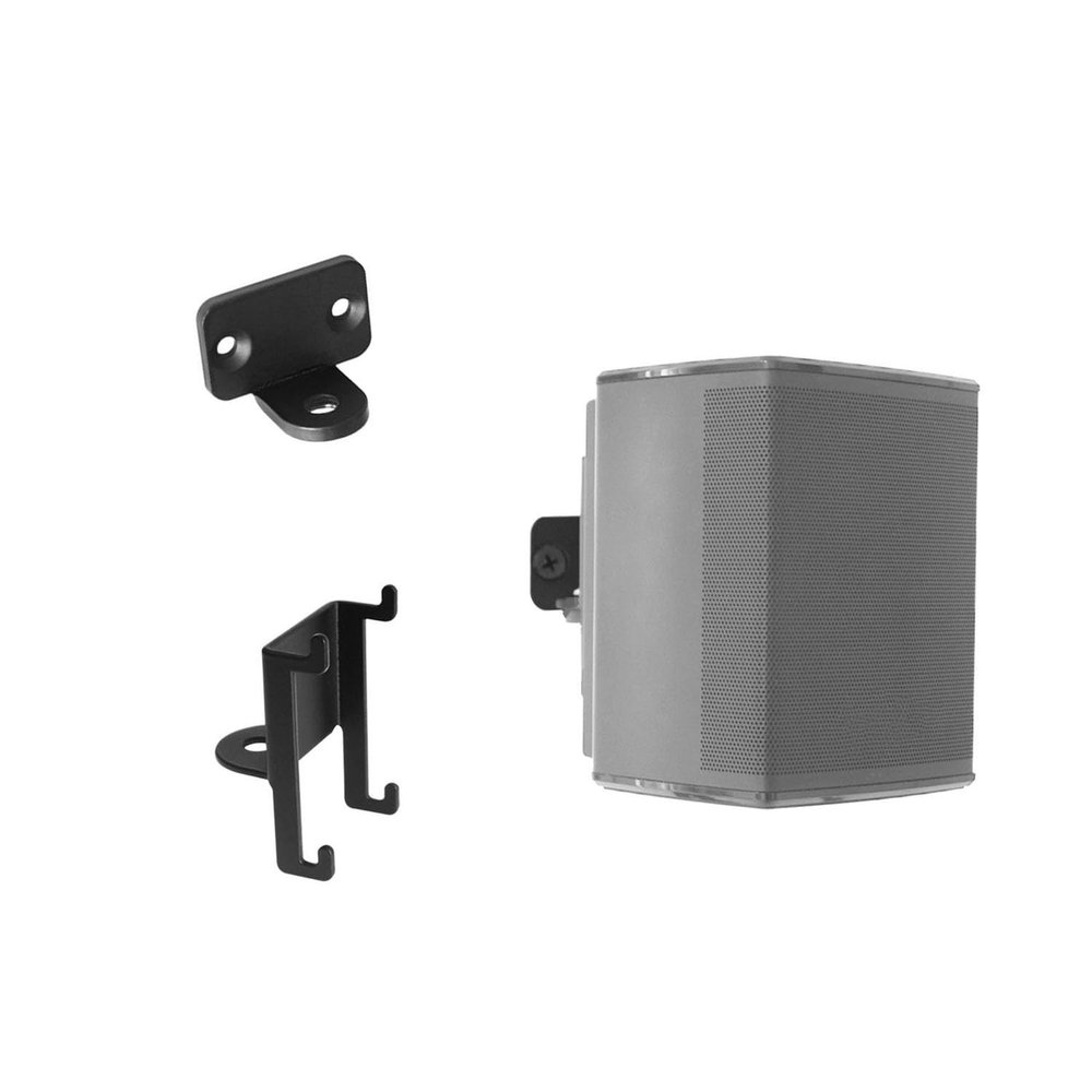 2 Pack Metal Wall Mount Bracket Compatible for Bose Virtually Invisible 300 Wireless Surround Audio, Heavy Duty Speaker Mounting Brackets Accessories