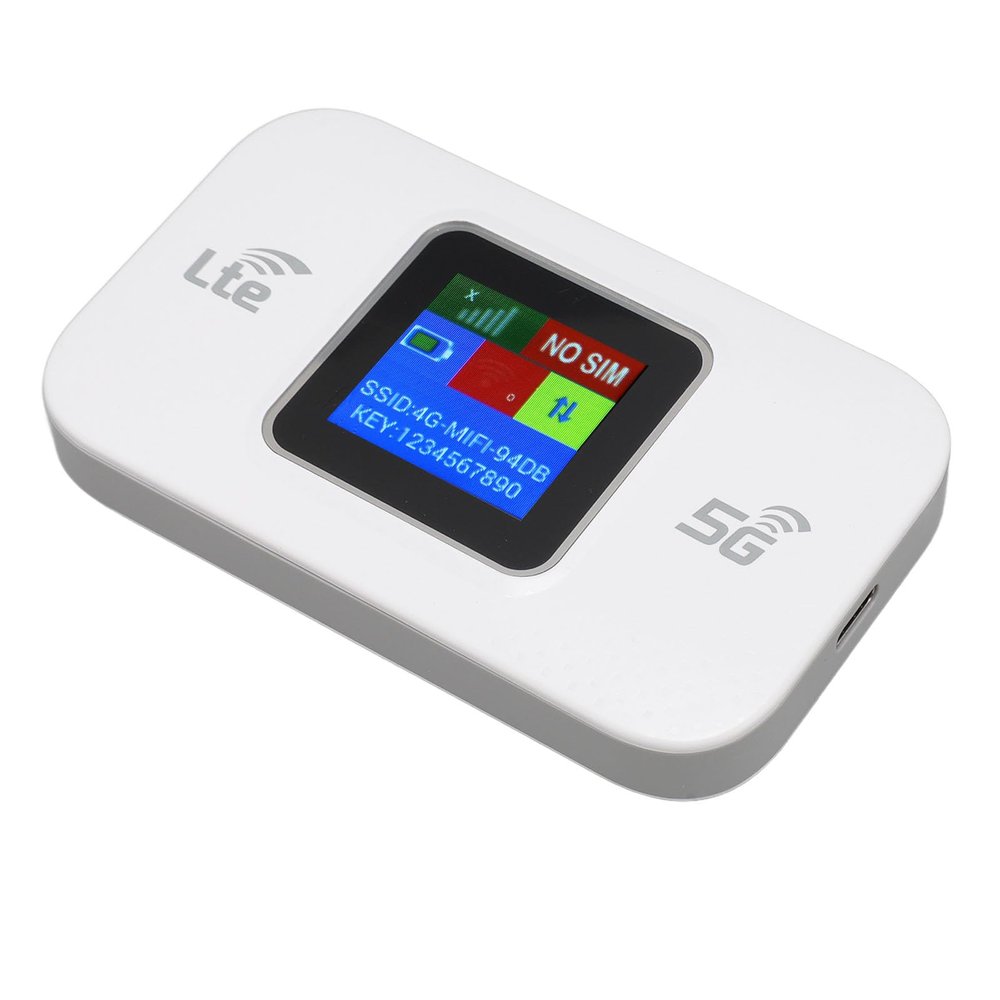 Masyrt 4G LTE Modem - 300Mbps High Speed, Color Screen, Mobile Hotspot, Portable Travel Router for Mobile Phone, Laptop, Tablet