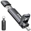 SSK 1TB USB SSD Solid State Flash Drive 1000MB/s and External SSD Flash Drive Type C+USB A 3.2 Gen 2 menmory Stick 550MB/s Bundle view 1