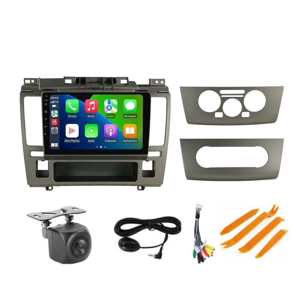Radio for Nissan Versa 2007-2011 Head Unit: 2+32GB 9" IPS Touch Screen Upgrade Stereo GPS Navigation Dash Kit with Car-Play & Android Auto/SWC/FM/5G WiFi