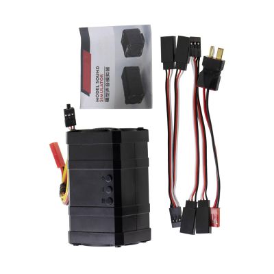 Dual Channel Engine Sound Simulator System 10 Sound Effects Standby for RC Car