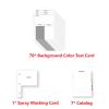 Model Paint Paper Background Color Test Card Kit for Cardboard Masking Tool view 2