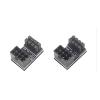 Chunsu 4.2mm 8Pin PCI-E/GPU 180degree Extension Adapter Black White(PH38A Black) view 1