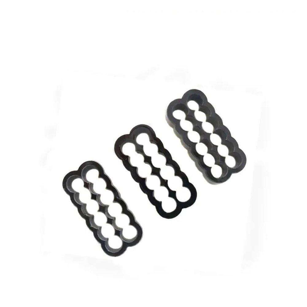 Chunsu Acrylic 12Pin/12.4Pin Cable Combs Black Clear, 12pin Cable Combs for Extension/Power Cable(11)