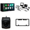 Alpine iLX-W770 7-Inch Receiver + PAC RPK4-FD2101 2015+ Ford Truck W/8" Kit + Back up Camera and License Plate Frame view 1