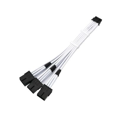 Chunsu 12VHPWR Power Extension Cable 12+4Pin/16Pin PCIE 5.0 to 3x8Pin PCIE RTX3090Ti Adapter Cable 8Colors(40cm,1)