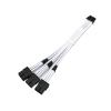 Chunsu 12VHPWR Power Extension Cable 12+4Pin/16Pin PCIE 5.0 to 3x8Pin PCIE RTX3090Ti Adapter Cable 8Colors(40cm,1) view 1