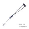 Chunsu DC 5.5 * 2.1mm to 2X Molex Adapter Cable 12V Computer Molex DC Splitter Cable with Switch -37cm(37cm Splitter) view 2