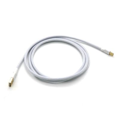 Chunsu Double Sleeve USB Mechanical Keyboard USB to Type C Color Choosable Power Cable(1.0m)