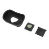 Camera Viewfinder Eye Cup, 3 Pcs Set Hot Shoe Cover and Bubble Level with Comfortable Material, Easy Installation for GFX100II 100 XH1 XH2S view 2