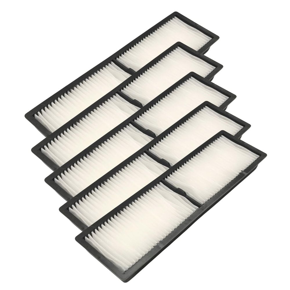 Projector Air Filter - 5 Pack Compatible with Epson Model Numbers EB-G6470WU, EB-G6550WU, EB-G6550WUNL, EB-G6570WU