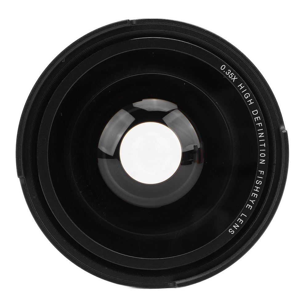 0.35x Ultra Wide Angle Fisheye Lens with Macro, AF IR Compatible. Suitable for All Cameras, Camcorders, and Lenses. for High Resolution Day and Night Photography (49mm)