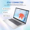 HP 17.3" Touchscreen Laptop for Home, Students, Lifetime Office 365 for The Web, Intel i3 CPU, 32GB RAM, 1TB PCIe + 128GB eMMC SSD, w/Copilot, Webcam Privacy Shutter, Wi-Fi 6, Win11 Home, No Mouse view 4