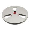 1/4 7 Inch Empty Reel for Reel to Reel Tape Recorder for Open Reel Sound Deck, Aluminum Alloy Recording Takeup Reel with 3 Hole, Replacement Opening Machine Part (Silver) view 1
