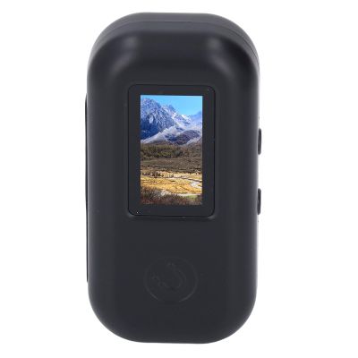 SENECESLI Small Wearable Camera, 1080P HD Body Video Recorder with 0.96 Inch Color Display, Versatile Back Clip Camera Loop Record for Cycling Study Outdoor (Black)
