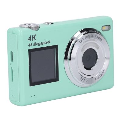 48MP 4K Digital Camera with Autofocus 16X Zoom for Students Beauty Filters and Compact Point and Shoot Camera Dual Screen Anti Shake Portable Design for Kids, Adults, and