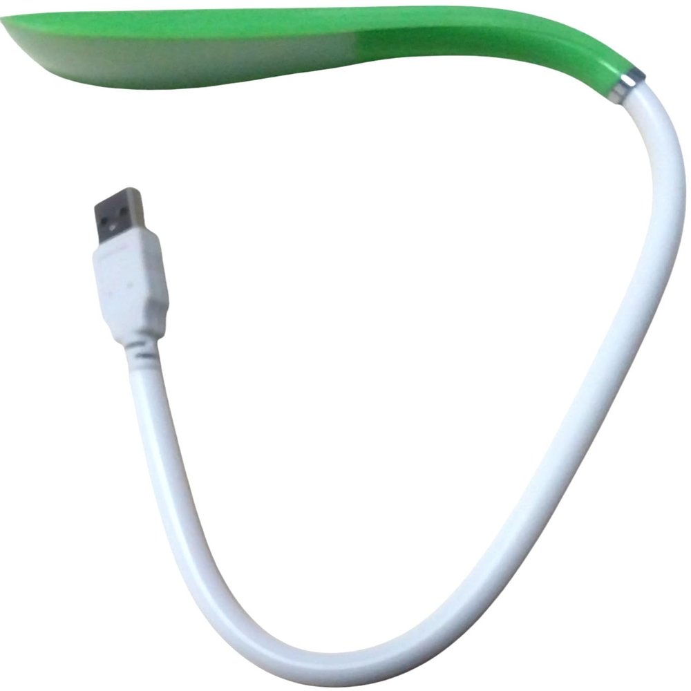 Bendable Light with USB Plug (Green)