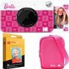 Kodak x Barbie Printomatic Full-Color Instant Print Digital Camera Barbie Starter Bundle (Iconic Style)+ Barbie Deluxe Camera Case + Zink Paper (20 Sheets) view 1
