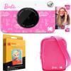 Kodak x Barbie Printomatic Full-Color Instant Print Digital Camera Barbie Starter Bundle (Signature Style)+ Barbie Deluxe Camera Case + Zink Paper (20 Sheets) view 1