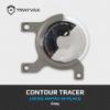 Trayvax Apple Airtag Tracer for Contour Wallet, Air Tag Holder Wallet Insert, Aluminum, Gray view 2