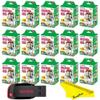 Fujifilm Instax Mini Instant Camera Film with Sandisk 32 GB USB Flash Drive + 15 x Mini Twin Packs (300 Sheets) and Buzz-Photo Microfiber Cleaning Cloth view 1
