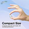 BoxWave Adapter Compatible with Accutime RYW4036AZ - Micro SD Card miniReader, USB Type-C OTG Reader USB3.0 Adapter Keychain - Metallic Silver view 4