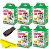 Fujifilm Instax Mini Instant Camera Film with Sandisk 32 GB USB Flash Drive + 5 x Mini Twin Packs (100 Sheets) and Buzz-Photo Microfiber Cleaning Cloth view 1