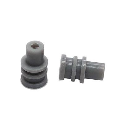 50Pcs 1.5/3.5/6.3mm Auto Male Female Wire Crimp Terminal 964286-1 964274-2 964296-1 926965-1 Splice Pin and Rubber Seals(Gray)