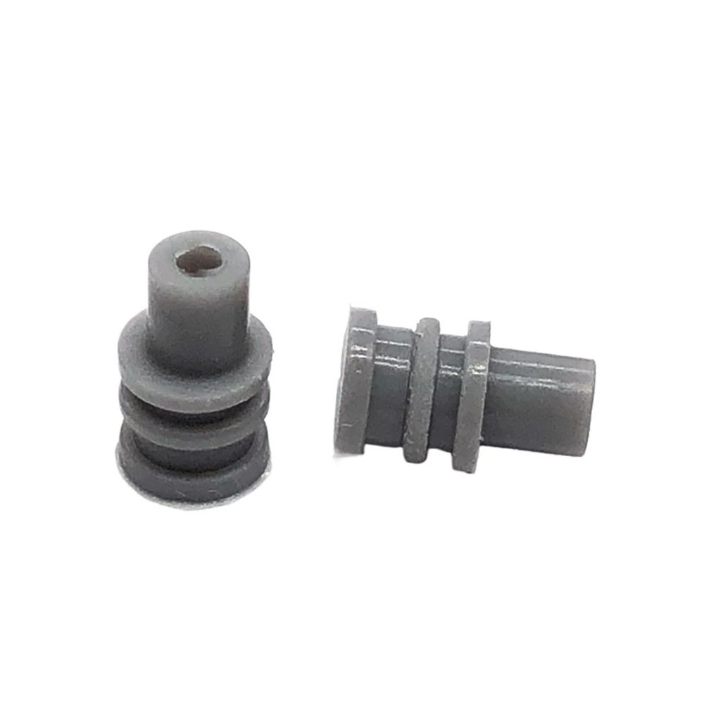 50Pcs 1.5/3.5/6.3mm Auto Male Female Wire Crimp Terminal 964286-1 964274-2 964296-1 926965-1 Splice Pin and Rubber Seals(Gray)