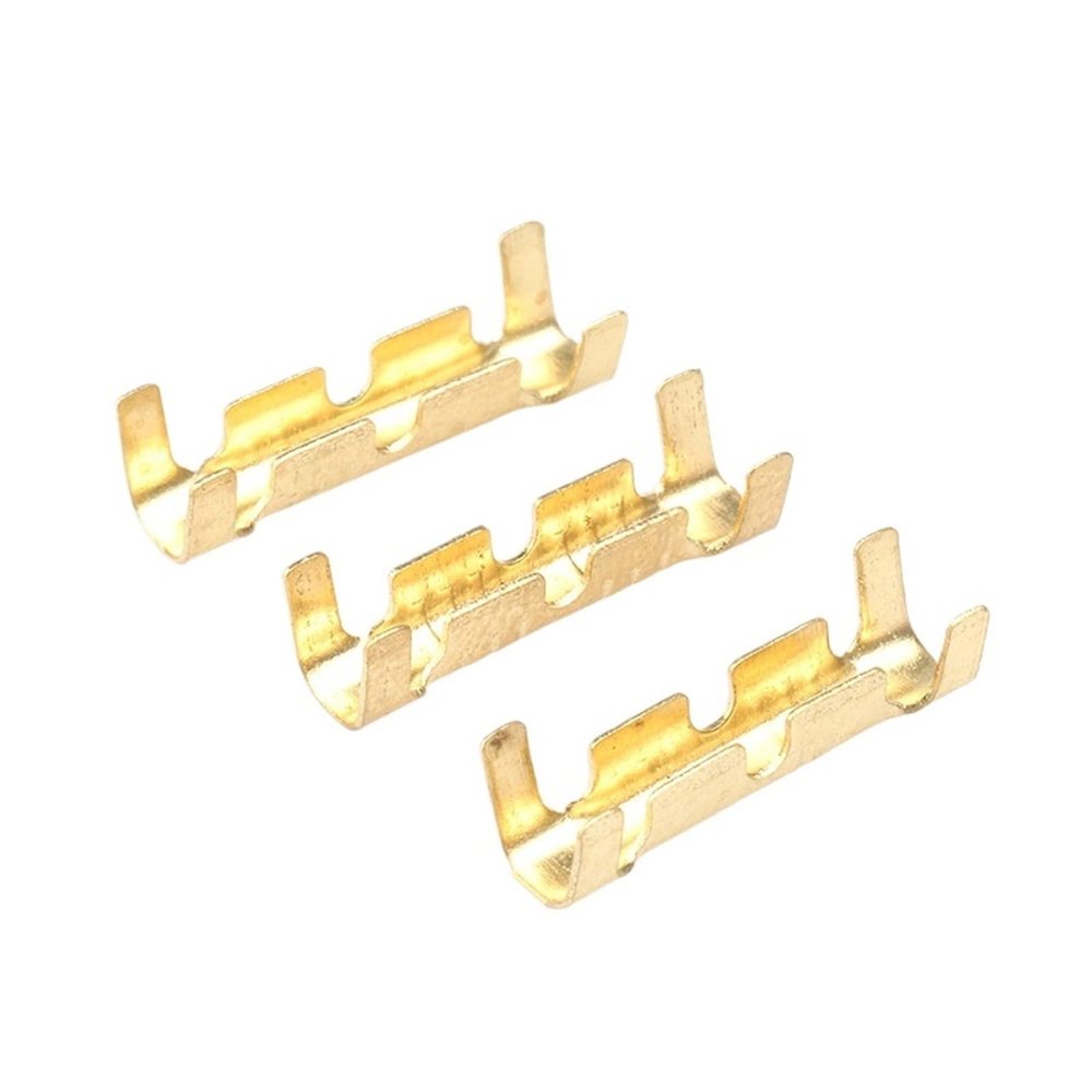20/50/100/200Pcs DJ453C U-Shaped Terminal Tab Tnserts Connectors Cold Terminals Small Teeth Fascia 0.3-1.5mm(50 Pcs)