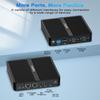 FANPEEC Fanless Mini PC N100 8GB DDR4 128GB MSATA SSD, Industrial PC Win11 Pro/Linux, 4K Triple Display, 2xLAN, 4xUSB, WiFi6 BT5.2, TPM2.0, Power On Auto, Fanless Computer for Business/Home Sever view 4