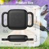 Dog Collar Holder for Tile Mate 2024, 2 Pack Waterproof Silicone Case for cat pet Necklace Dropper, Scratch Resistant Dustproof Cover for Tile Tracker,Black/Blue view 3