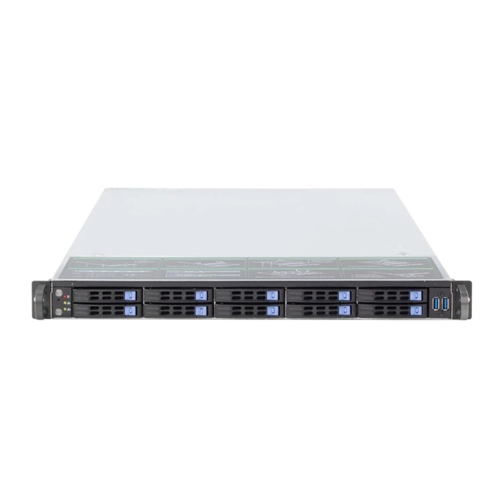 Boartechs 19''1U Rack Mount hot Chassis T165-10 Storage Server case 10bays 2.5''HDD sata SAS 12GB backplane with 2*NVME 650MM
