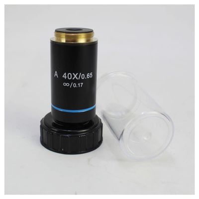 Microscope Observation 4X10X20X40X 60X100X Plan Infinity Achromatic Objective Lens Microscope Parts and Accessories(40X)