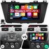 9 inch Car Stereo Radio for Mazda 5 2011 2012 2013, Android 13 Car Stereo Radio w/CarPlay &Android Auto Radio, Support WiFi GPS Bluetooth AHD Backup Camera Mic,SWC/AV in/FM/AM Radio Receiver - 2+32G view 1