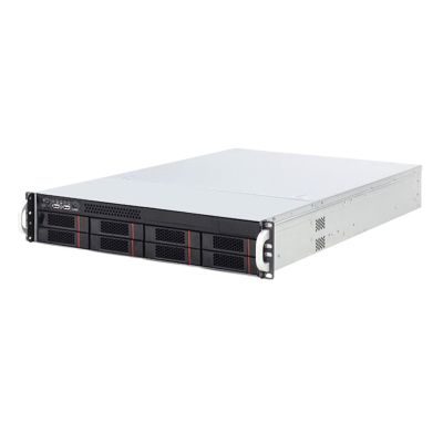 Boartechs 8 Bays Hotswap Rack Server Chassis with 4X NVME SFF8611 and 2X SFF8643 Interface 12Gbp/s Backplane Option USB2.0 or USB3.0(650MM Depth USB2.0)