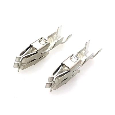 20/50/100/200Pcs 6.3MM Series Automotive Car Splices Wire Terminal 926965-1 Non-Insulated Female Crimp Terminals DJ6218B-E6.3B(200 pcs)