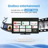 KICKPI KP1 Android TV Box 12.0 Google Certified 4K Streaming Device with Voice Search 2GB RAM 32GB ROM, Dolby Audio, Bluetooth 5.0 Chromecast Built-in, Smart Home Control (White) view 4