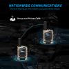 Global Walkie Talkie Unlimited Range 4G Ptt Radios Nationwide Portable Two Way Radio with Flashlight Long Distance Handhold Ptt Walkie Talkies for Family, Logistics, and Company(2 Pack with SIM Cards) view 2