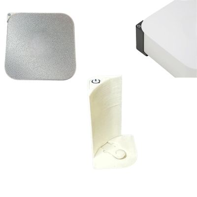 TEHAOUU Modified Top Power Button for Mac mini m4 Desktop Computer External Power On/Off Switch Convenient Start and Reset Version 3.0 3D Printing Push Retrofit PC Accessories (White)