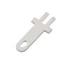 50/100pcs 2.8 Inserts p/Lug Spring Terminal PCB Solder Lug Type Thickness 0.5mm 0.8mm Two Legs,PCB Welding Sheet Terminals(Thickness 0.8MM,Quantity 50pcs) view 1