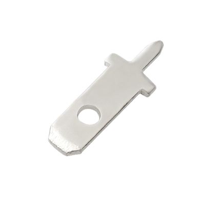 50pcs/100pcs 2.8 Circuit Board Insert p/Lug Spring Terminal PCB Solder Lug Thickness 0.5/0.8mm 1 Legs,PCB Welding Sheet(Thickness 0.8MM,Quantity 50pcs)