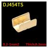 100pcs/lot U-Shaped Crimping Terminal H62 Brass Wire Buckle Poly Wire Nose Wire Connector DJ454TS/T/A/B/C/D 0.2-10mm2(DJ454TS) view 2