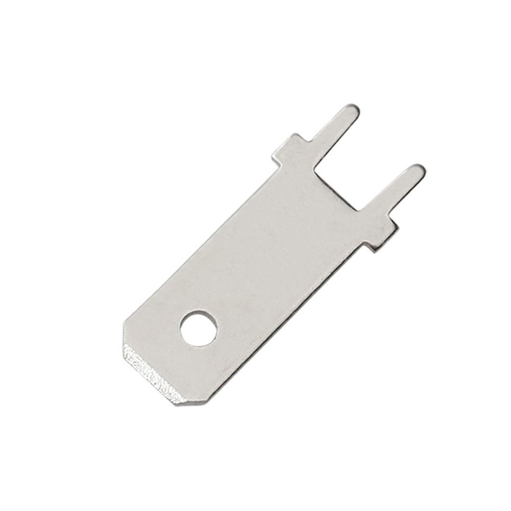 50pcs/100pcs 6.3 Lengthened Circuit Board Insert 6.3mm PCB Solder Terminals PCB Solder Inserts PCB Welding Sheet(Quantity 50pcs)