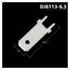 50pcs/100pcs 6.3 Lengthened Circuit Board Insert 6.3mm PCB Solder Terminals PCB Solder Inserts PCB Welding Sheet(Quantity 50pcs) view 2