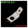 50/100pcs Spaker Terminal 6.3 Screw Ho1e 5.2MM Thickness 0.7MM Male Connector p/Lug Spring(50pcs) view 2